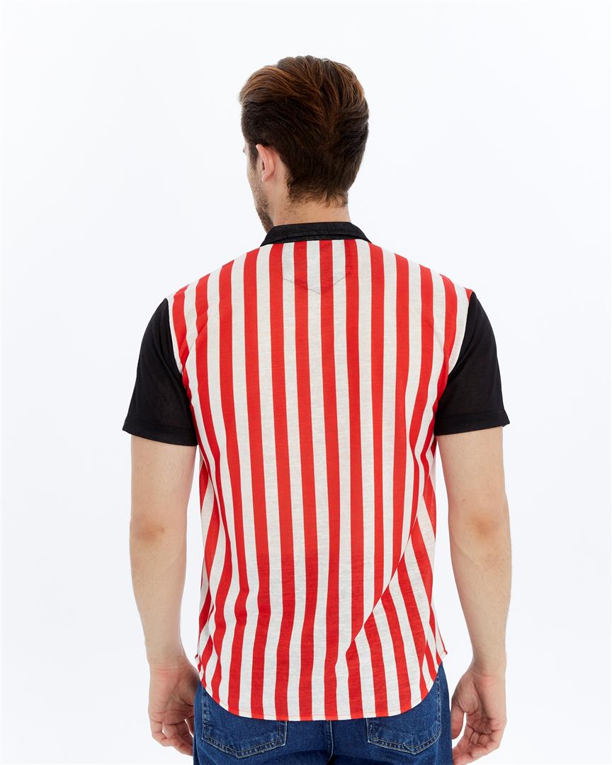 23 STRIPPED Patterned Print Men's Regular Shirt