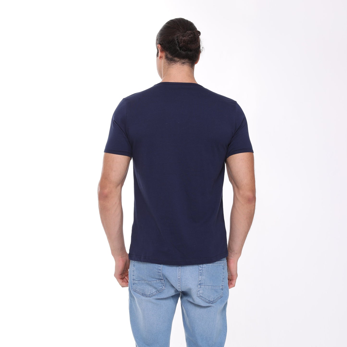 Blue Panda Pilot Animal Printed Cotton T-shirt