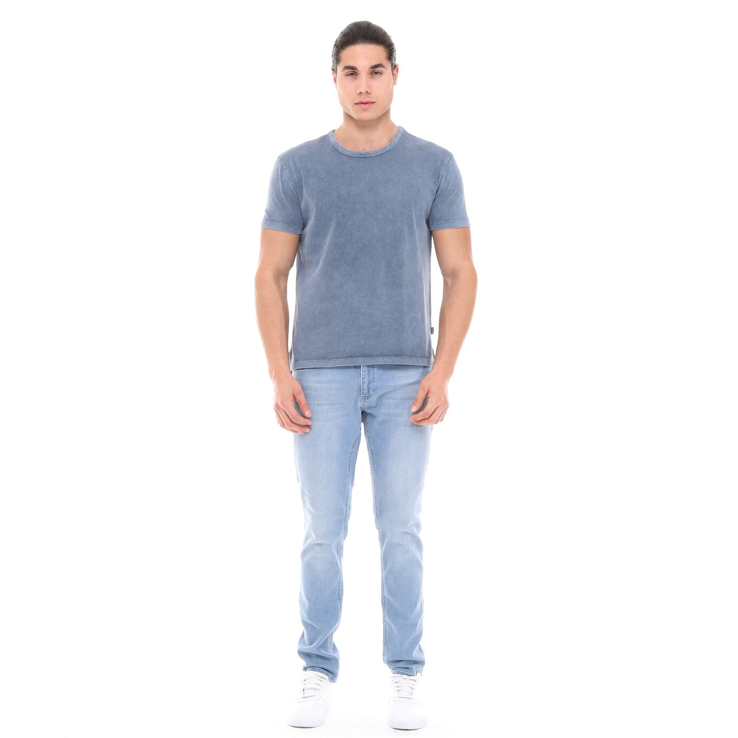 Stone Washed Plain Men's T-shirt