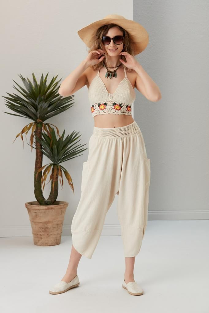 Handmade Chorchet -Knit Top