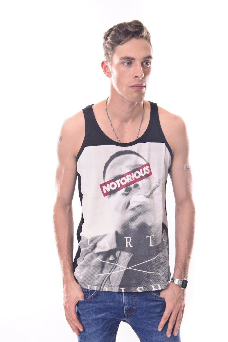 Notorious Printed Cotton Vest