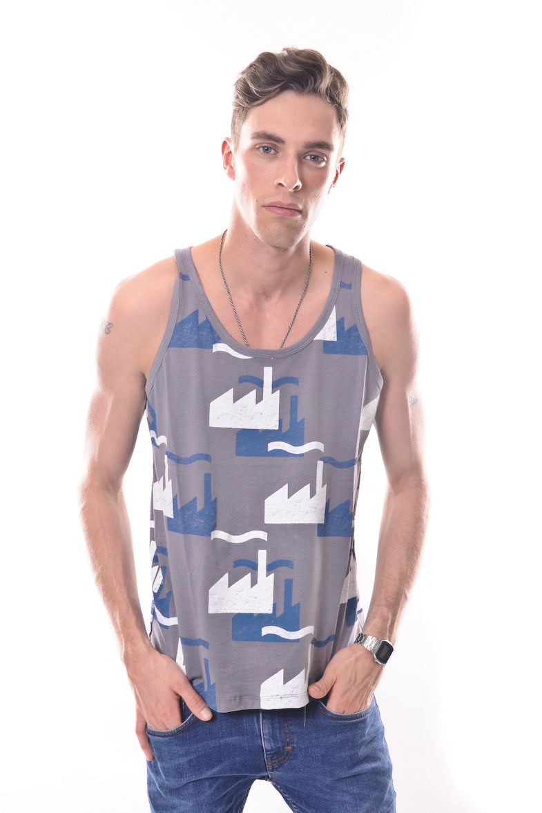 Factory Printed Cotton Vest