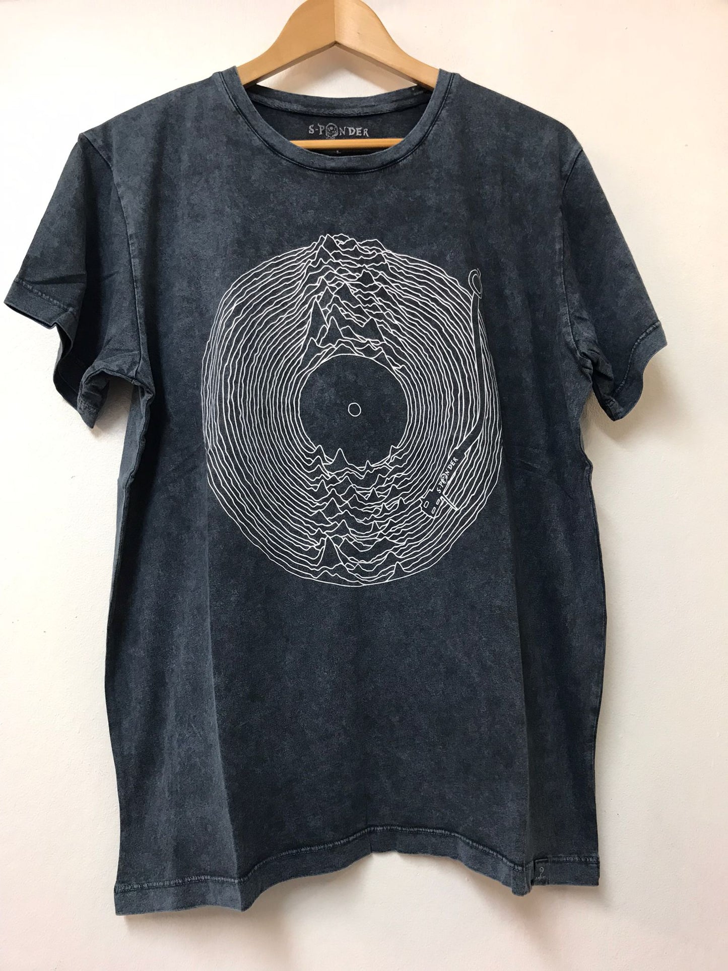 Stone Washed Effect Joy Dvsn Record Vinyl Regular T-Shirt