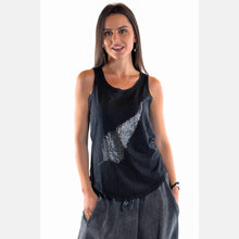 Load image into Gallery viewer, Stone Embroidered Feather Women Lace Top Tank
