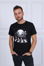 Load image into Gallery viewer, Black The Nightmare Before The Christmas Printed Cotton T-shirt Tee Top Timya Wholesale S-Ponder
