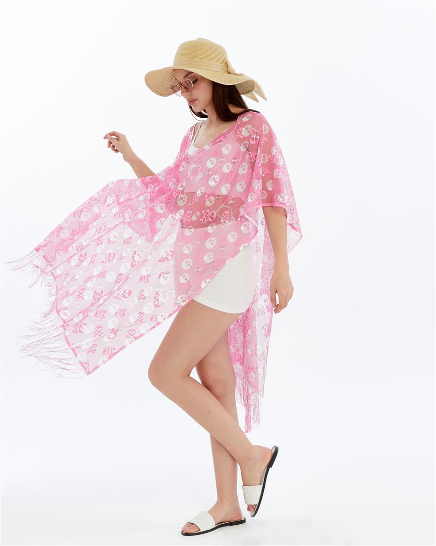 Sleveless Pancho Design  Embroidery Patchwork Wrap