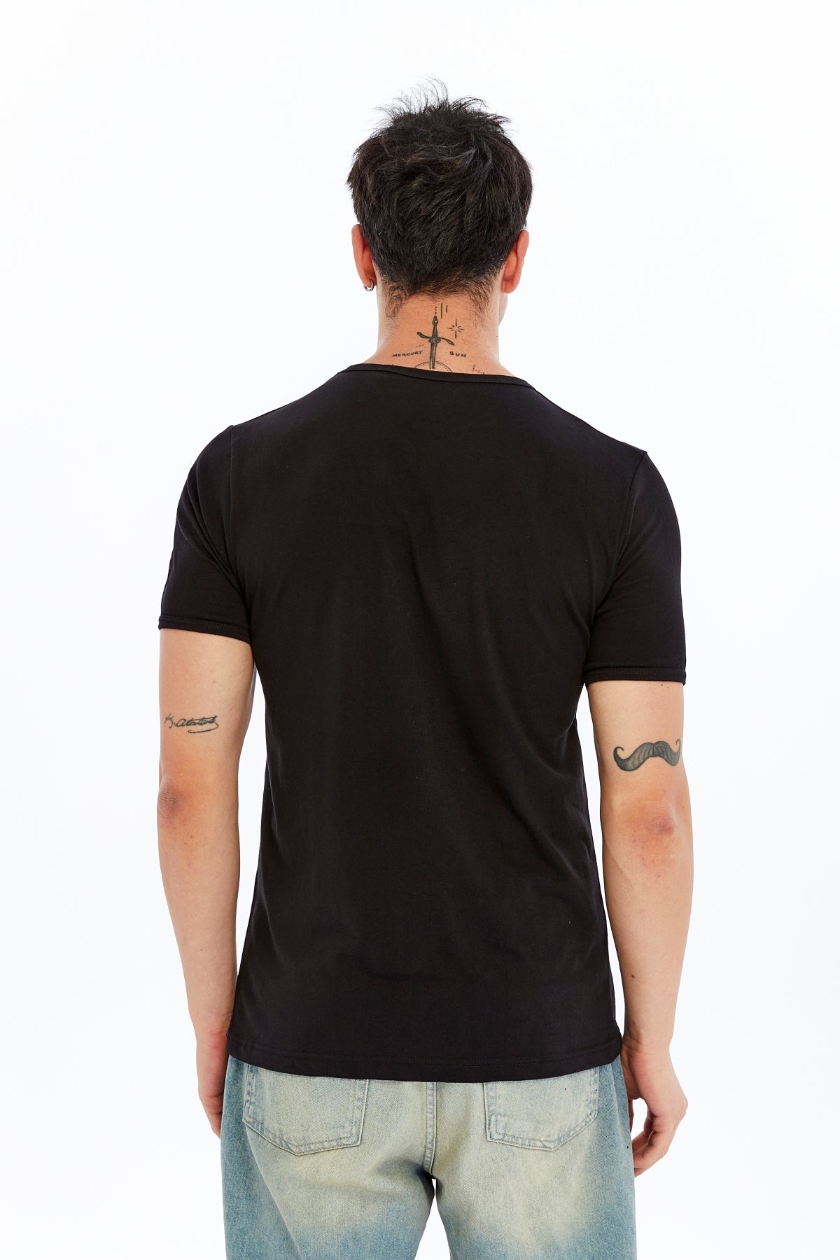 MUSIC IS MEDICINE  Printed Cotton T-shirt