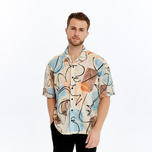 ABSTRACT ART   Printed  Men's Regular Shirt