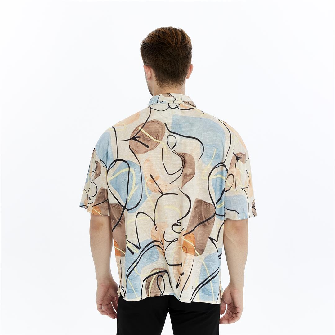 ABSTRACT ART   Printed  Men's Regular Shirt