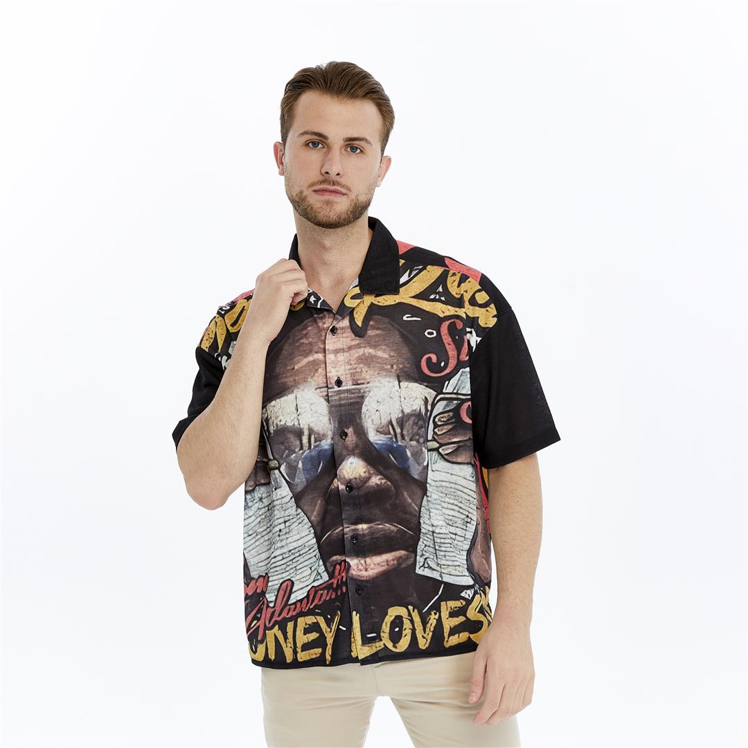 SAINT   Printed  Men's Regular Shirt