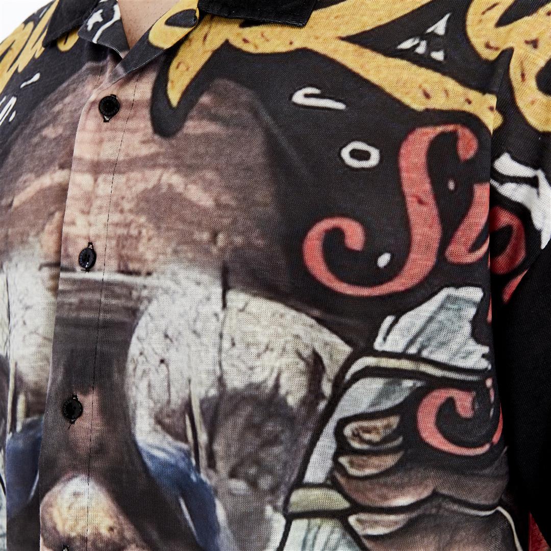 SAINT   Printed  Men's Regular Shirt