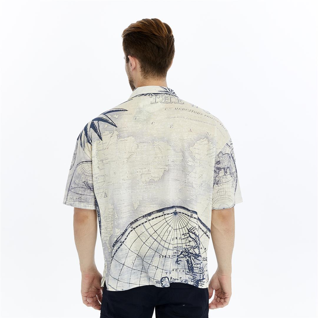THE WORLD   Printed  Men's Regular Shirt