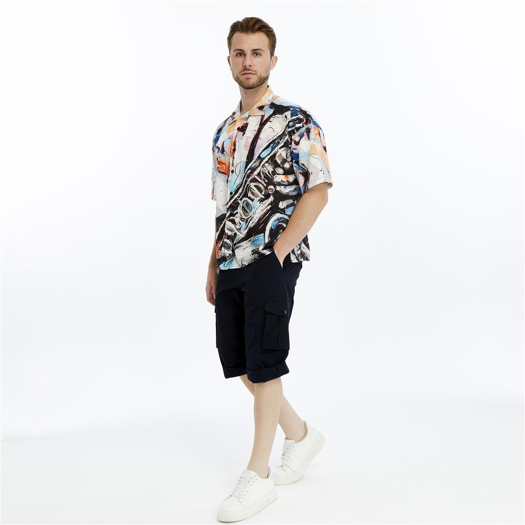MUSICAL BRUSH  Printed  Men's Regular Shirt