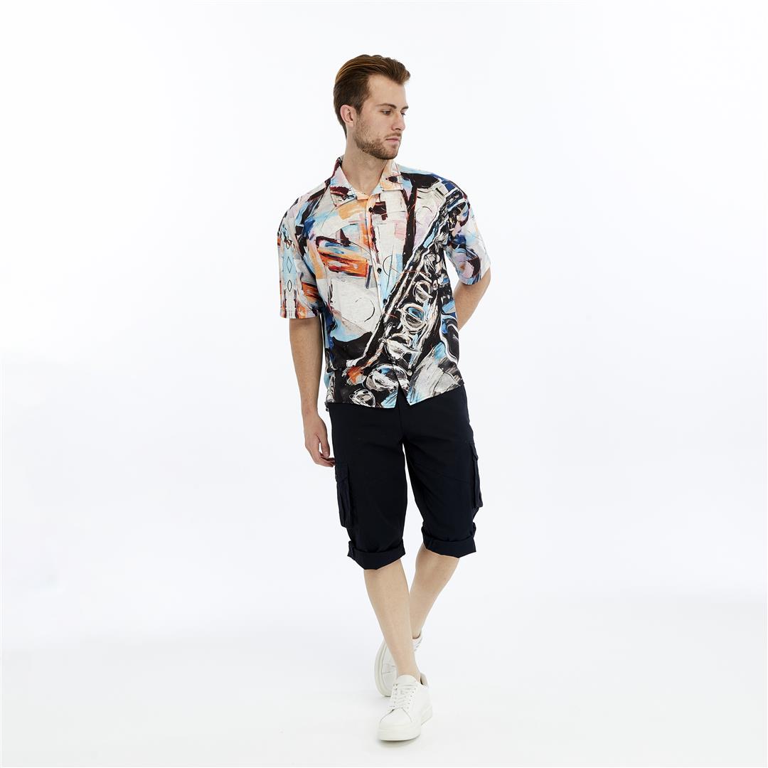 MUSICAL BRUSH  Printed  Men's Regular Shirt