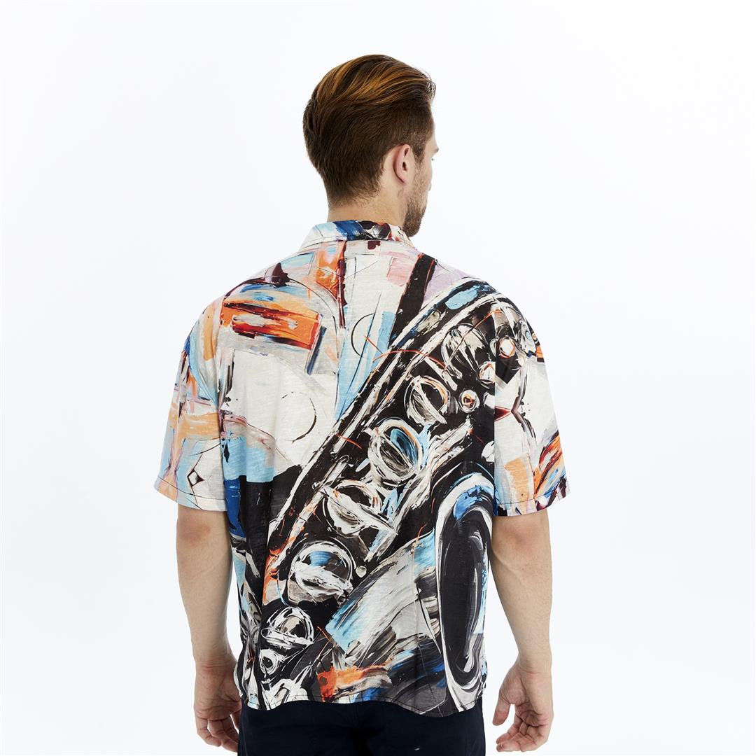 MUSICAL BRUSH  Printed  Men's Regular Shirt