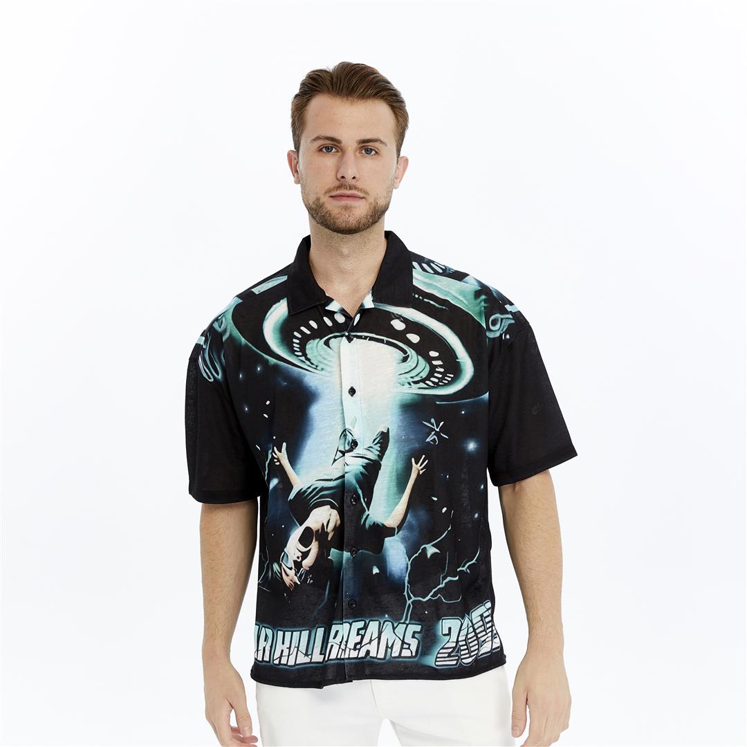 DREAM THEME Patterned Print Men's Regular Shirt
