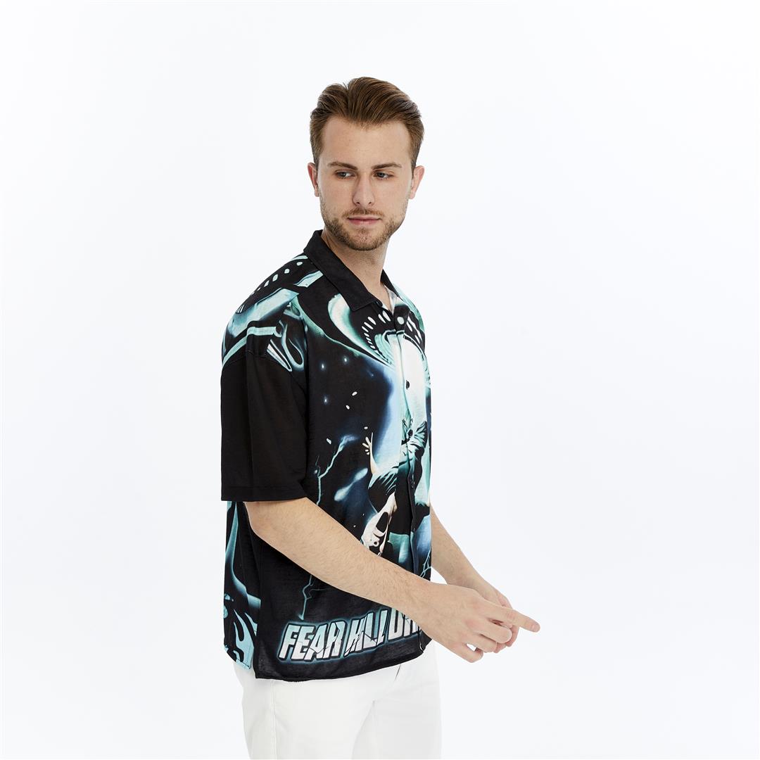 DREAM THEME Patterned Print Men's Regular Shirt