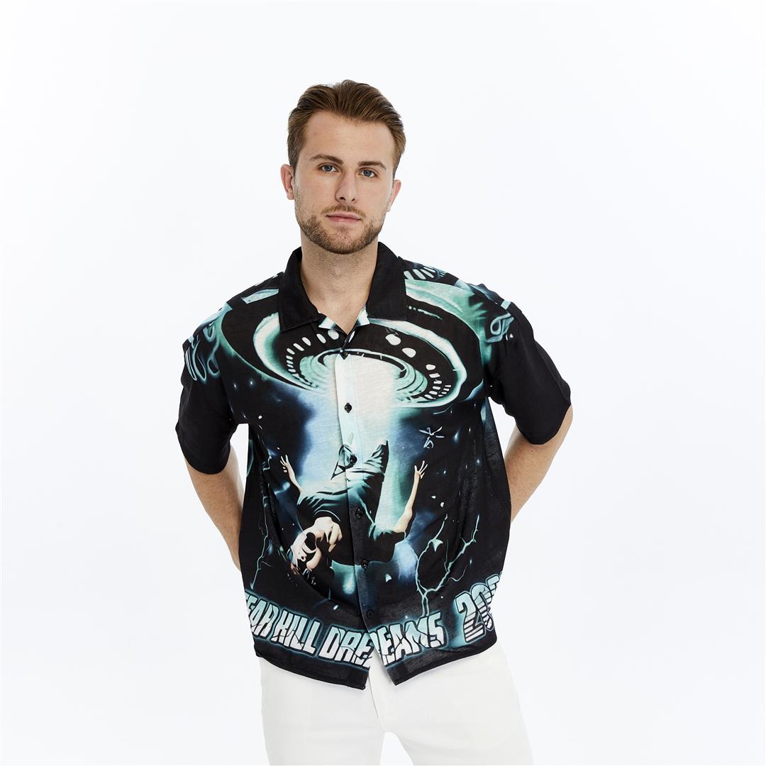 DREAM THEME Patterned Print Men's Regular Shirt