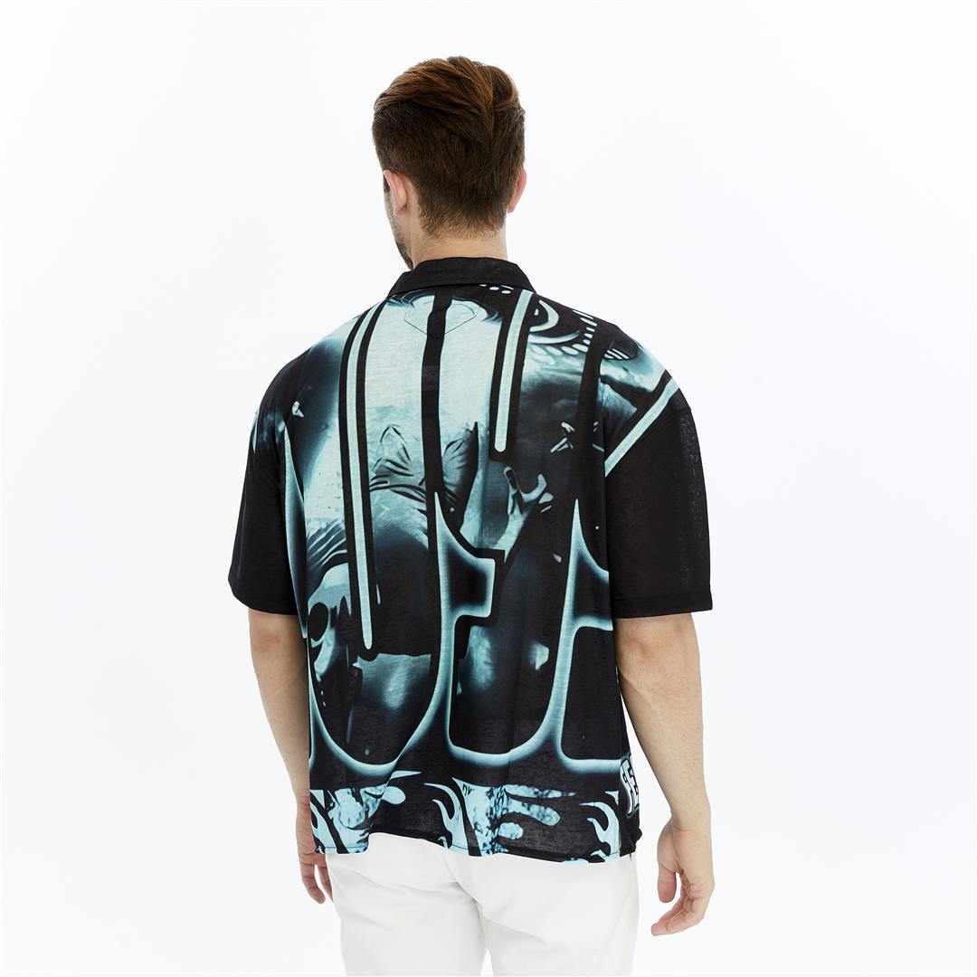 DREAM THEME Patterned Print Men's Regular Shirt