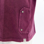 Acid Washed Relaxed Baggy Heavweight  Rivited  Cotton  T-shirt