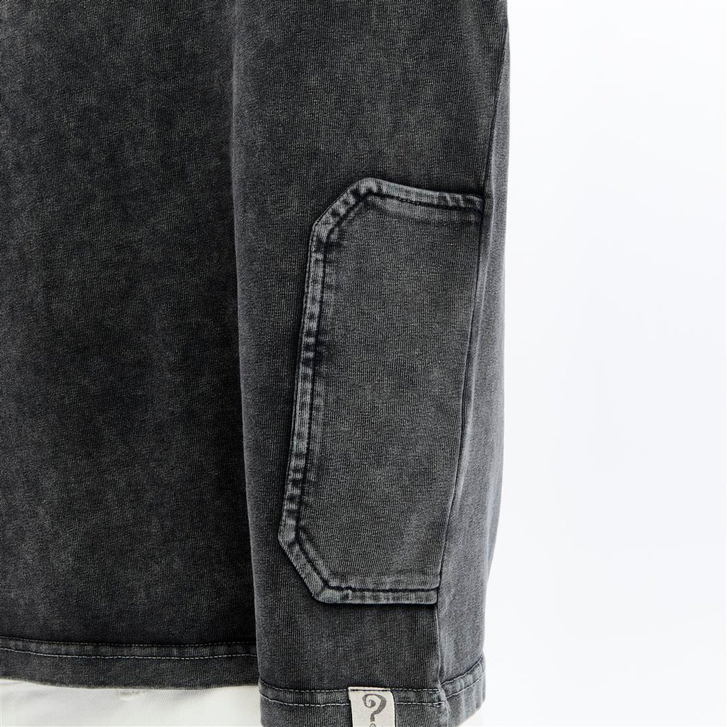 Acid Washed Relaxed Baggy Heavweight  Plain  Cotton  T-shirt