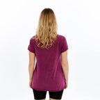 Stone Washed Jelly Fish Mushroom Print Women's Top