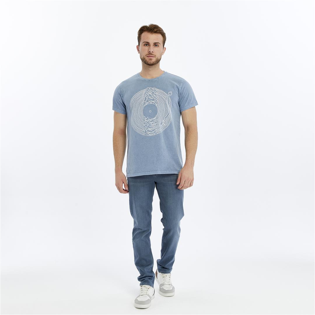 Acid Washed Effect Joy Dvsn Record Vinyl  Cotton Men's T-Shirt
