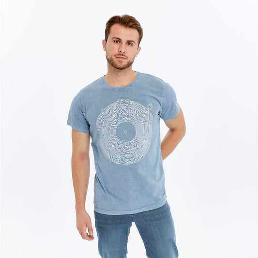 Acid Washed Effect Joy Dvsn Record Vinyl  Cotton Men's T-Shirt