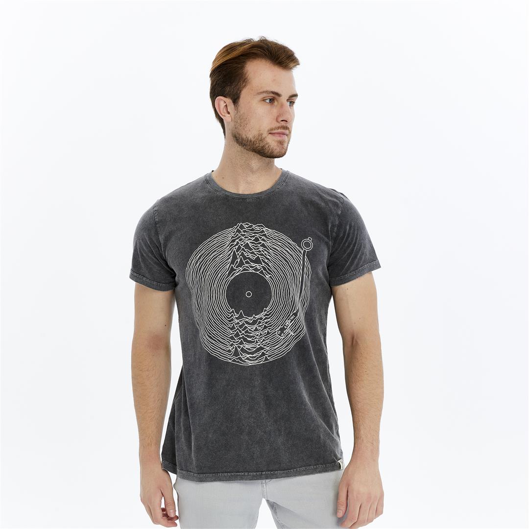 Acid Washed Effect Joy Dvsn Record Vinyl  Cotton Men's T-Shirt