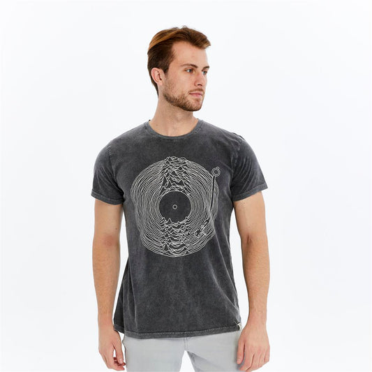 Acid Washed Effect Joy Dvsn Record Vinyl  Cotton Men's T-Shirt