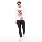 BEST DOGGY Printed Cotton Hoodie