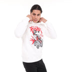 BEST DOGGY Printed Cotton Hoodie