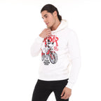 BEST DOGGY Printed Cotton Hoodie