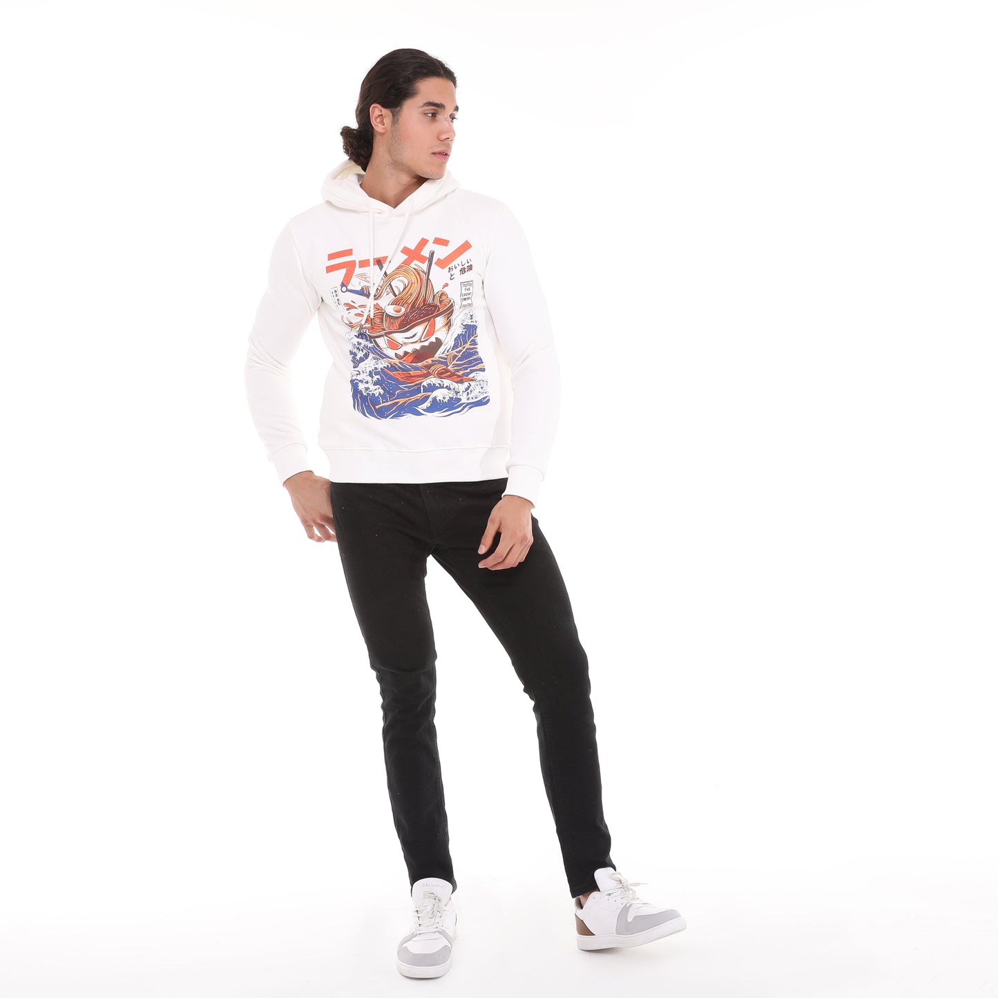 GREAT RAMEN Printed Cotton Hoodie