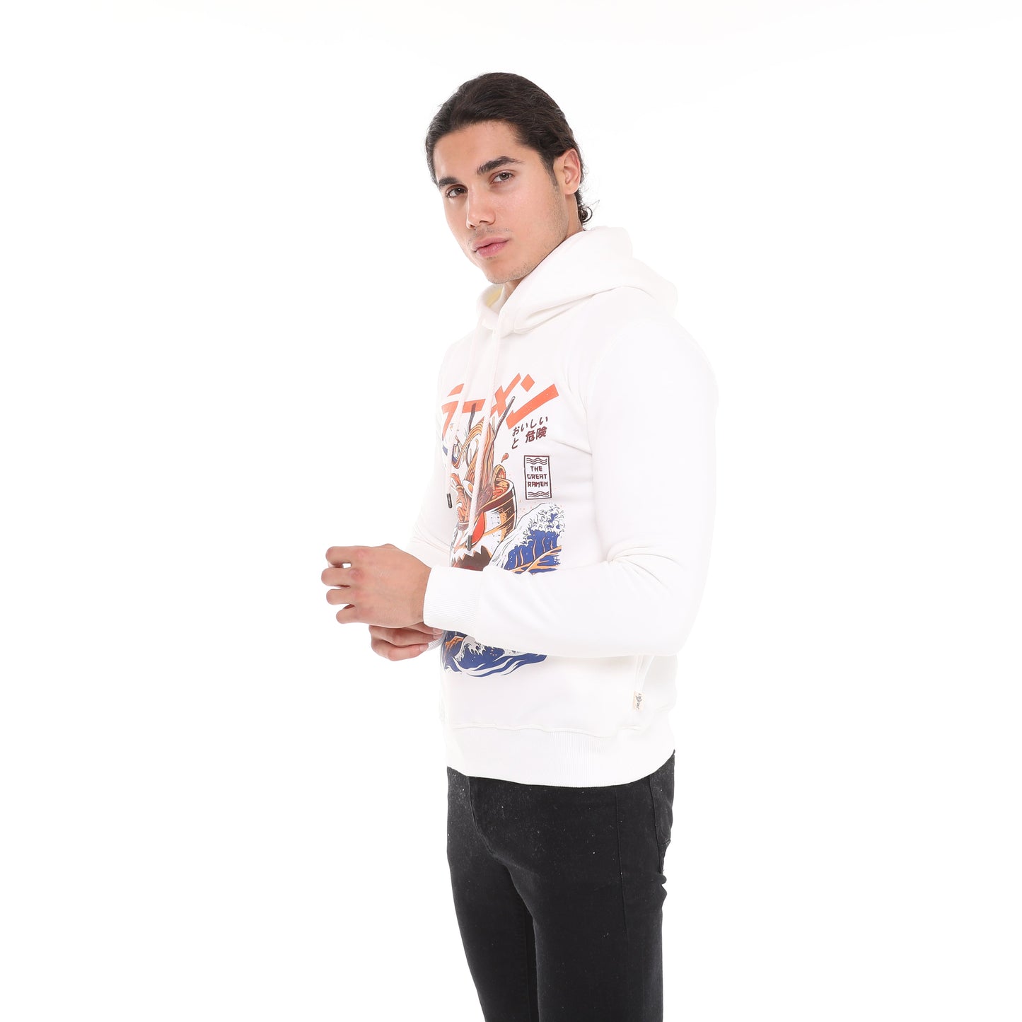 GREAT RAMEN Printed Cotton Hoodie