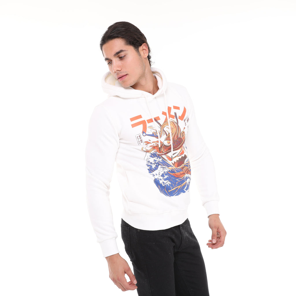GREAT RAMEN Printed Cotton Hoodie