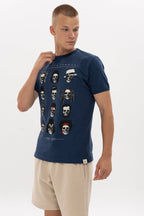 Forever Famous Icons Printed Cotton Men's  T-Shirt