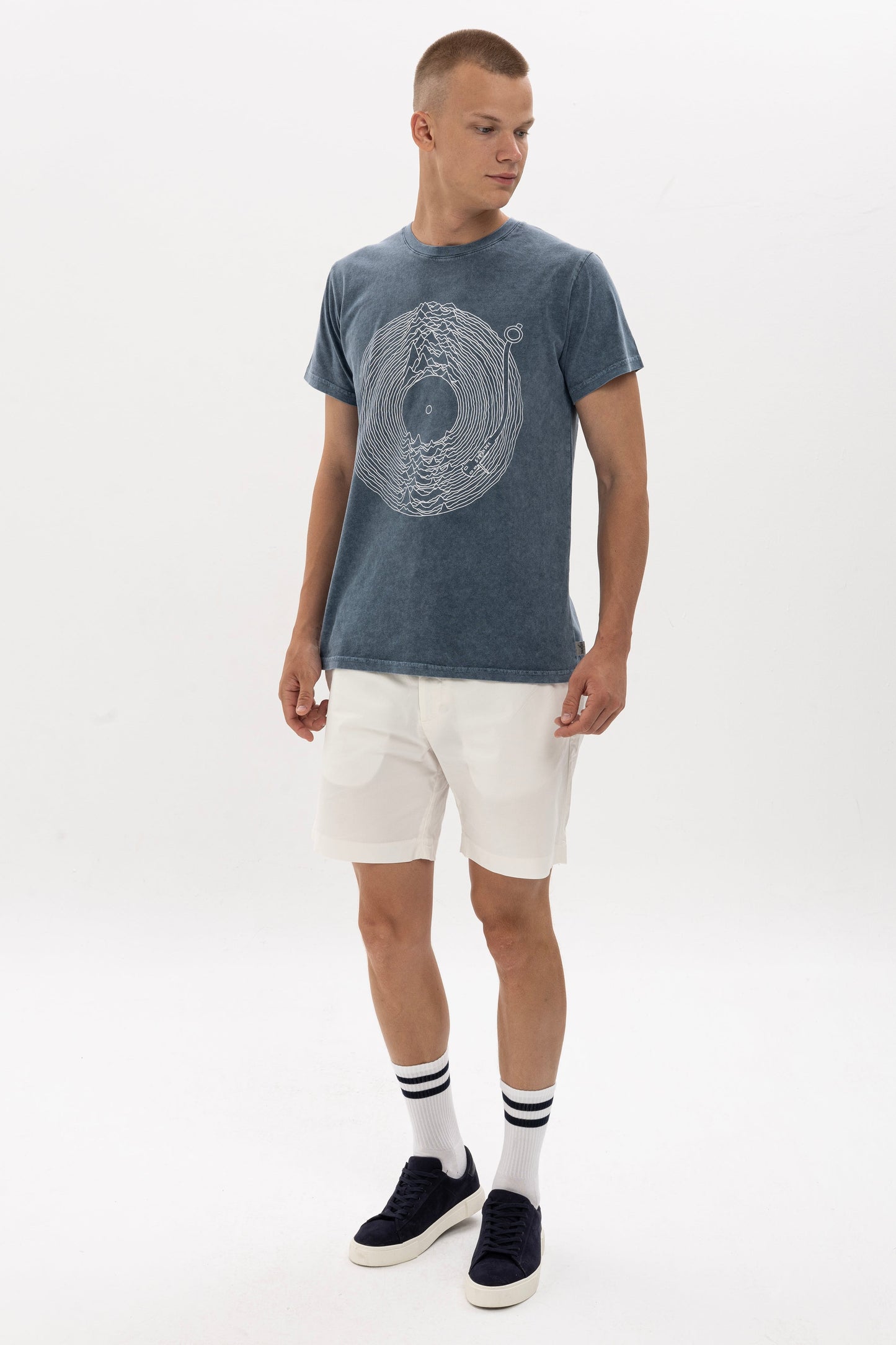 Acid Washed Effect Joy Dvsn Record Vinyl  Cotton Men's T-Shirt