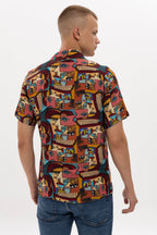 FACE PICASSO MEN'S SHORT SLEEVE SHIRT