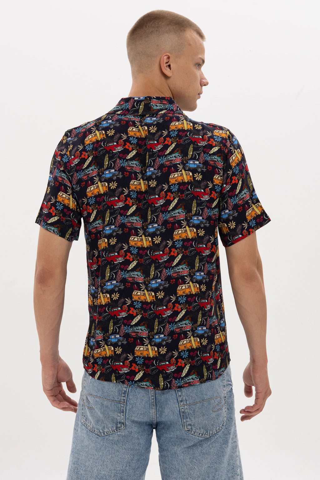 Retro T5 VW Men's Short Sleeve Regular Shirt