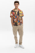 All GuitarFull  Print Patterned Men's Regular  Shirt