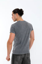 Stone Washed Effect GREAT RAMEN  Printed Cotton  T-shirt