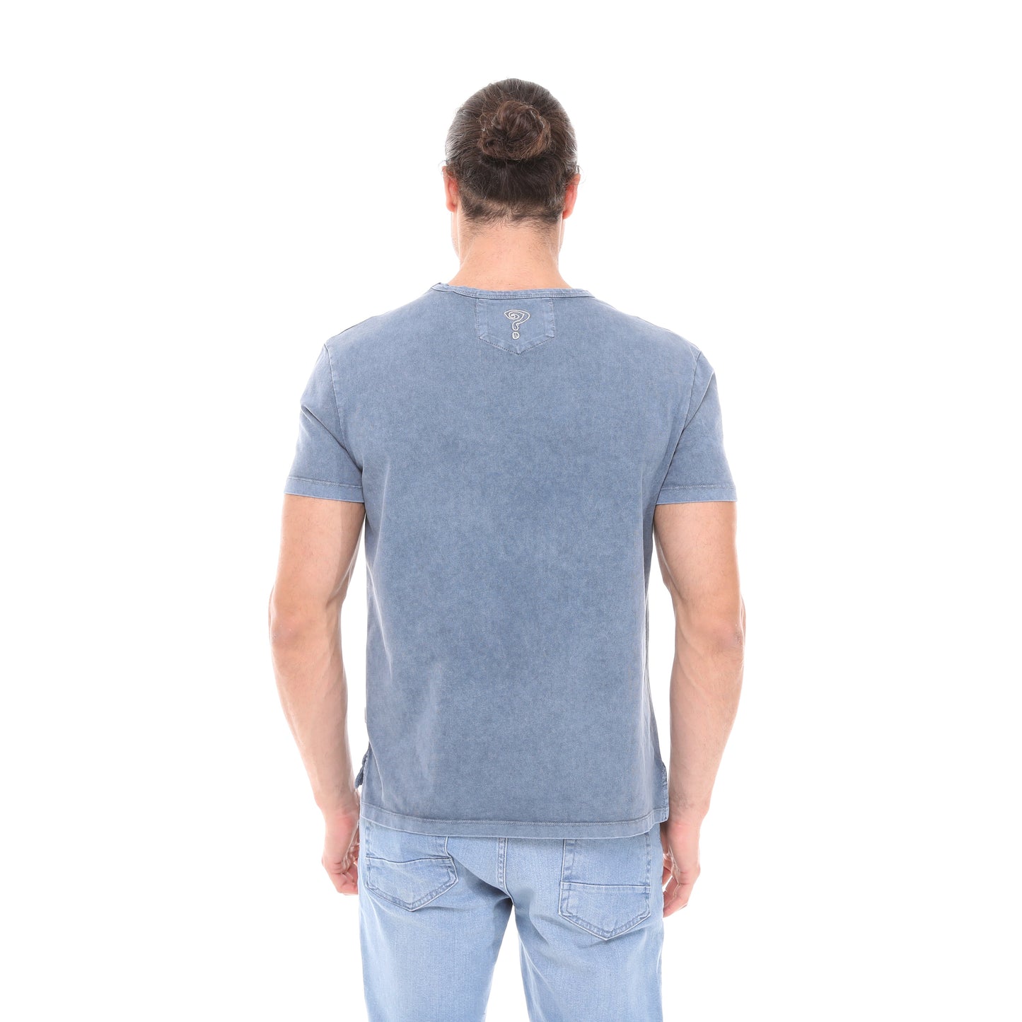 Stone Washed Plain Men's T-shirt