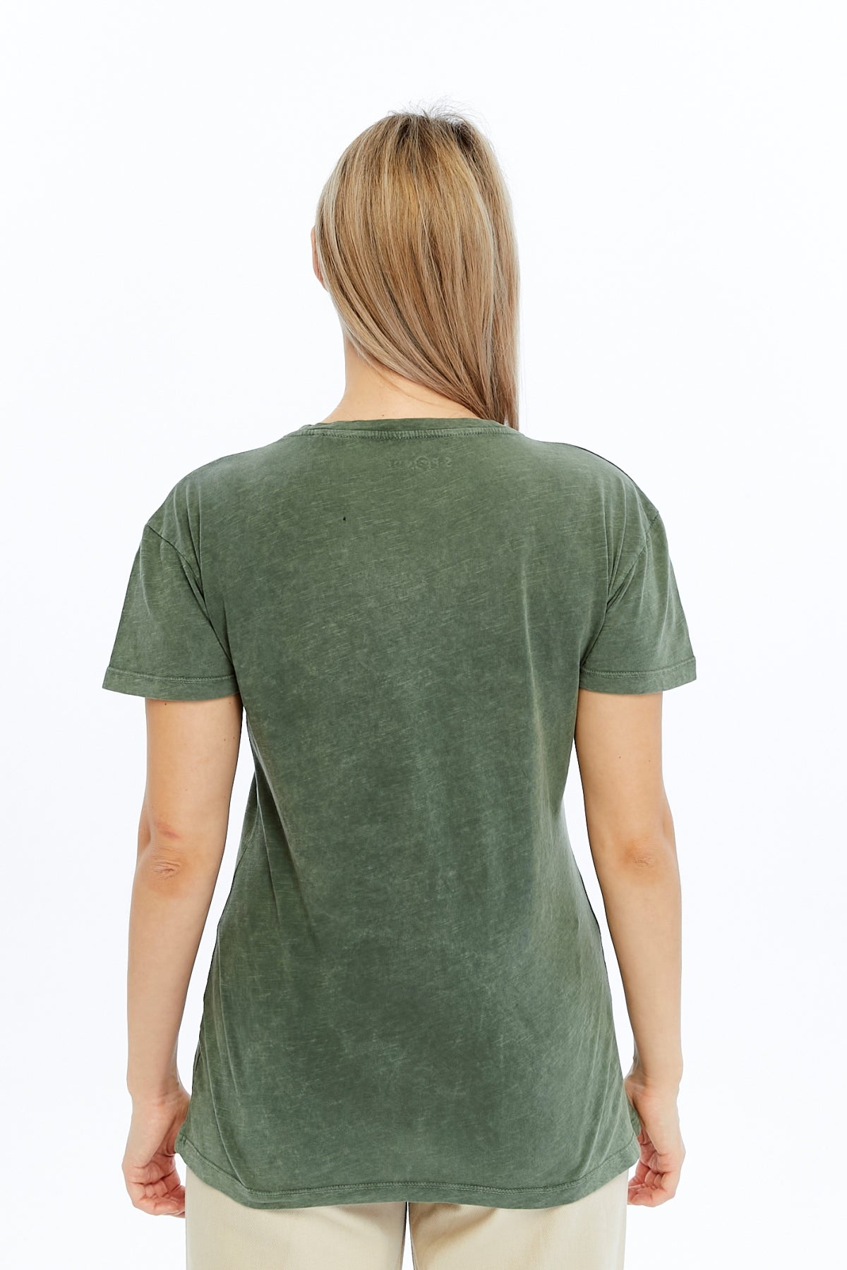 Acid Washed Trust Me I'M Genius  Printed Cotton Women T-shirt