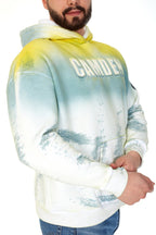 Fleece  SPLASH COLORED CAMDEN PRINTED  Men's Cotton Hoodie