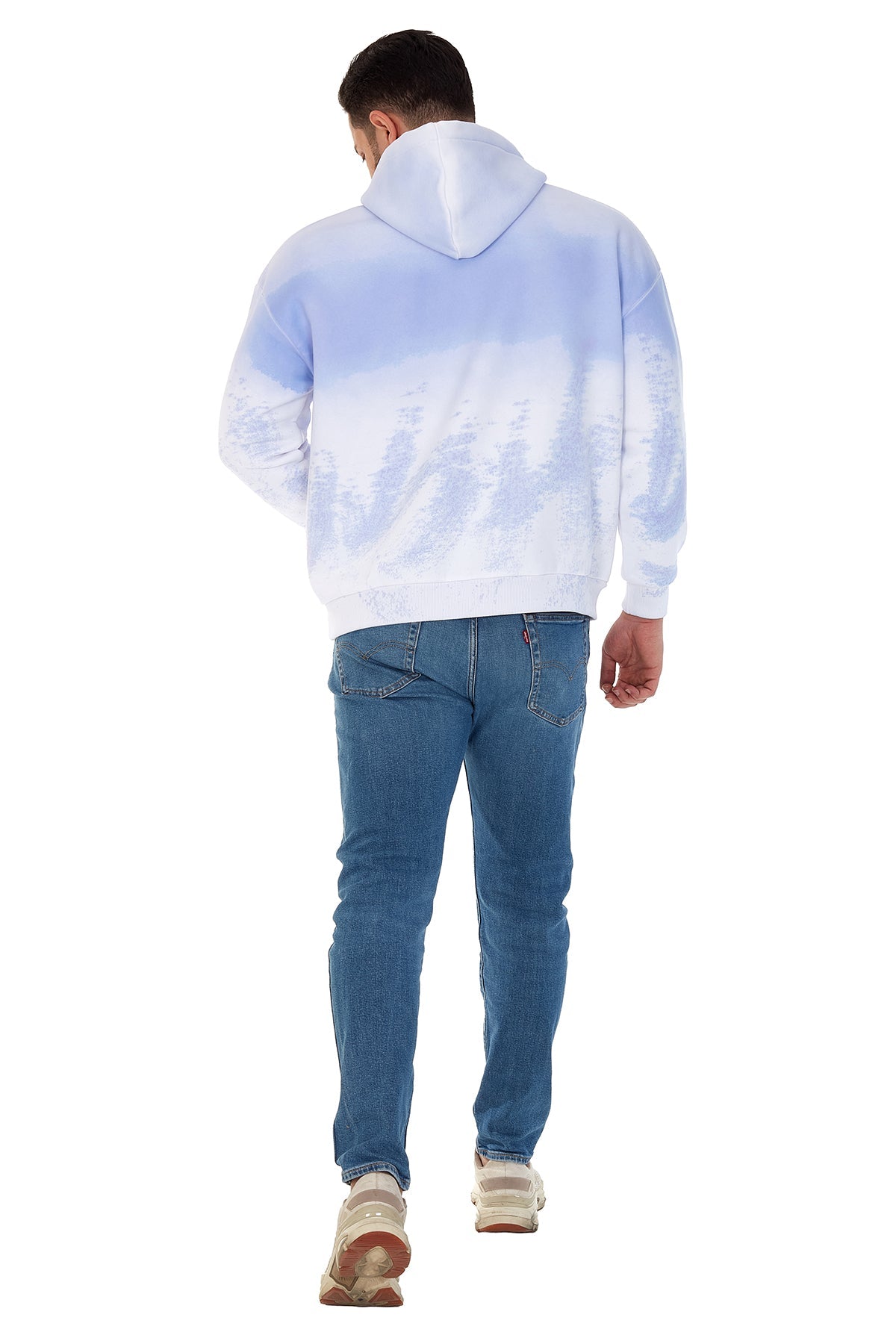 Fleece  SPLASH COLORED    Men's Cotton Hoodie
