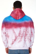 Fleece  SPLASH COLORED LONDON  Men's Cotton Hoodie