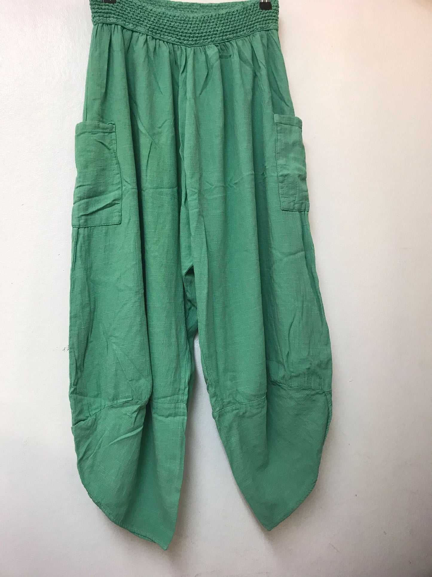 Adjustable Waist Tapered cut Women Cotton Trousers