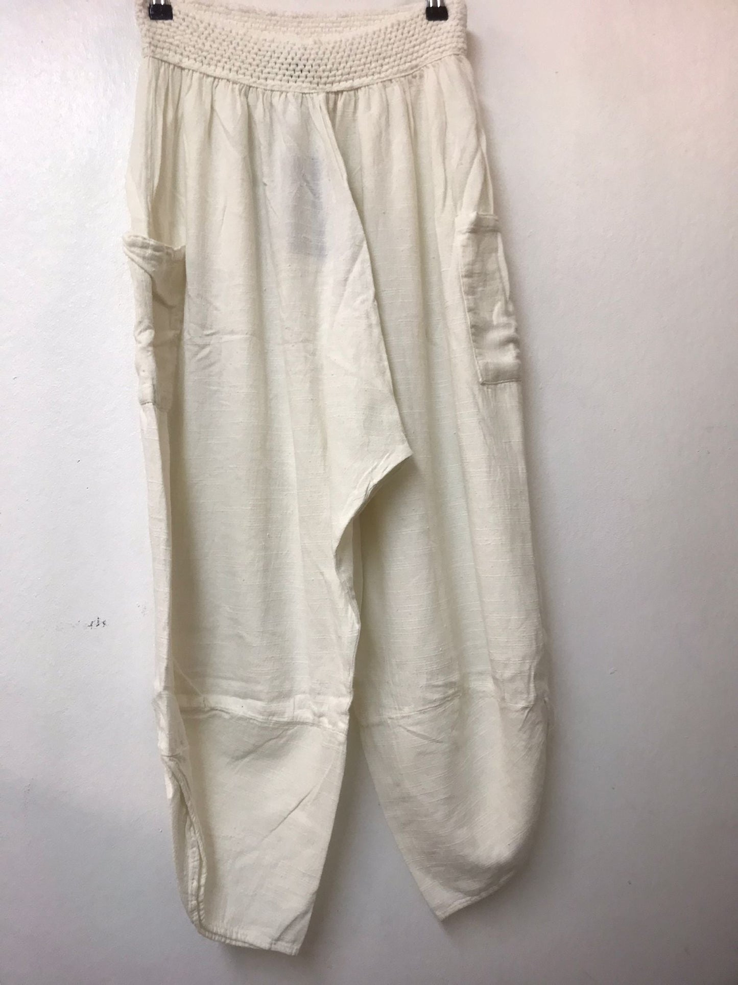 Adjustable Waist Tapered cut Women Cotton Trousers