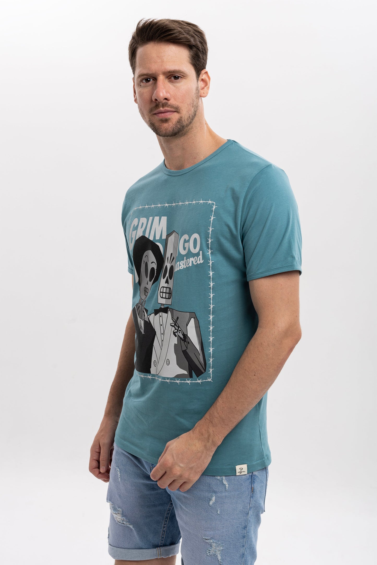 Grim Fandgo Comp. Game  Printed T-shirt